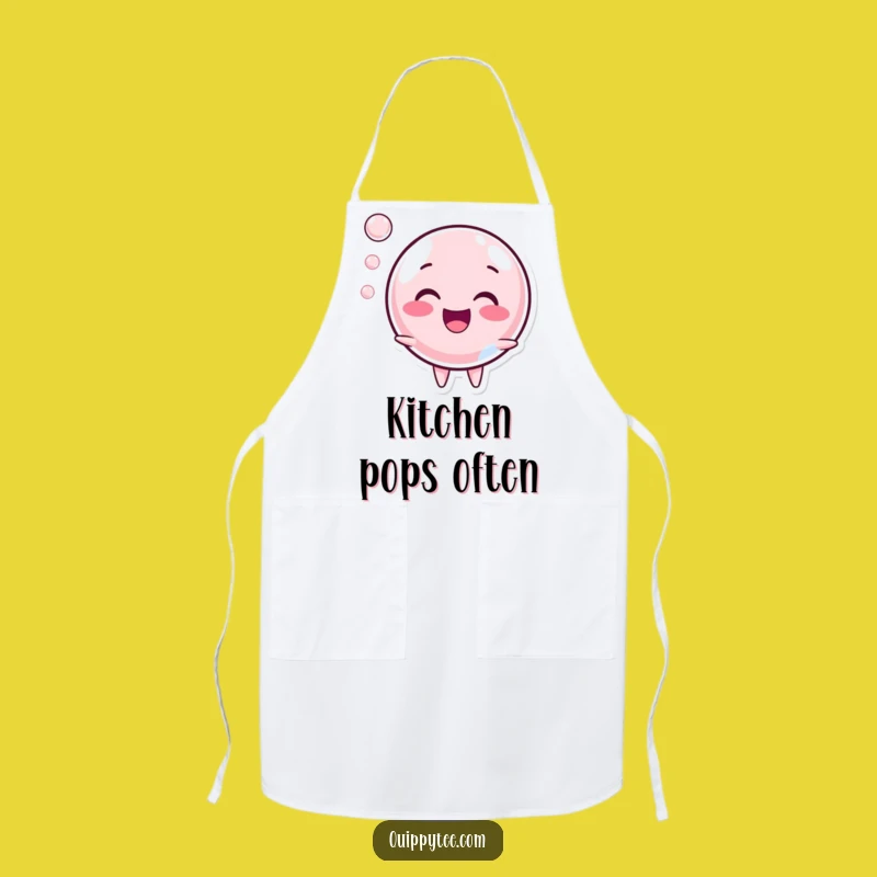 Funny Bubble Pop Apron: Cook with Cheer and This Popping Character - Ideal Humorous Gift