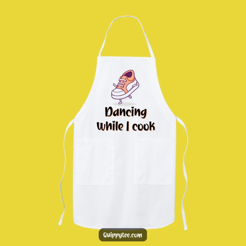 Funny Dancing Shoe Apron: Cook with Footloose Flair and Kitchen Humor