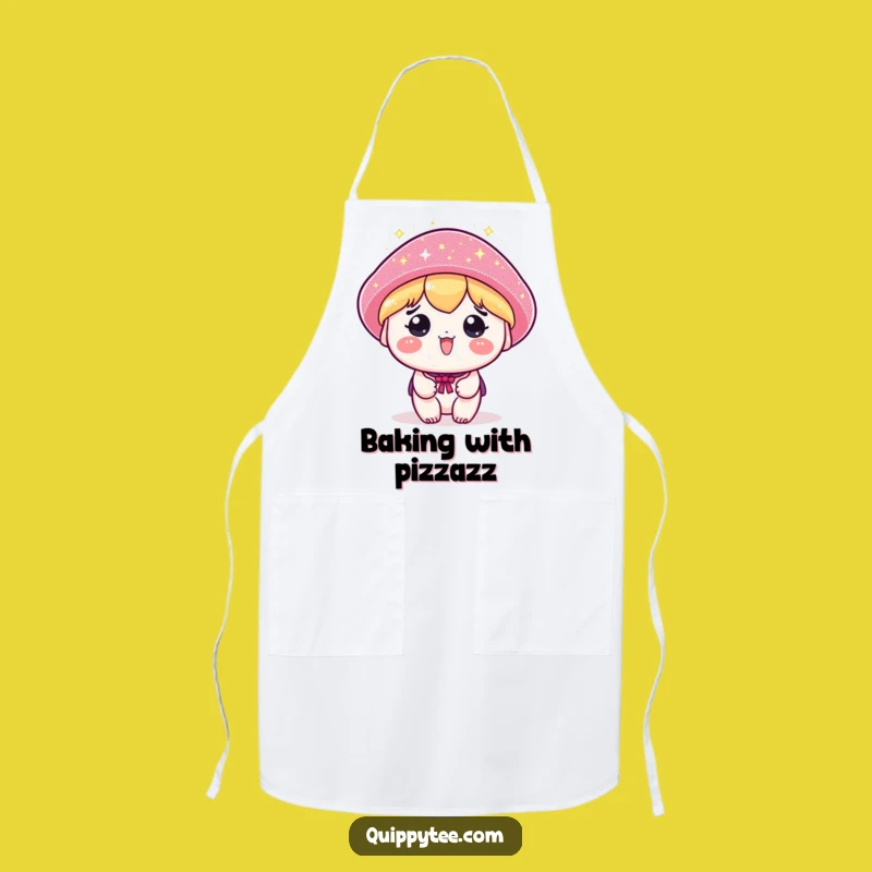 Funny Kawaii Hat Apron: Sparkle in the Kitchen, Fun Funny Gift