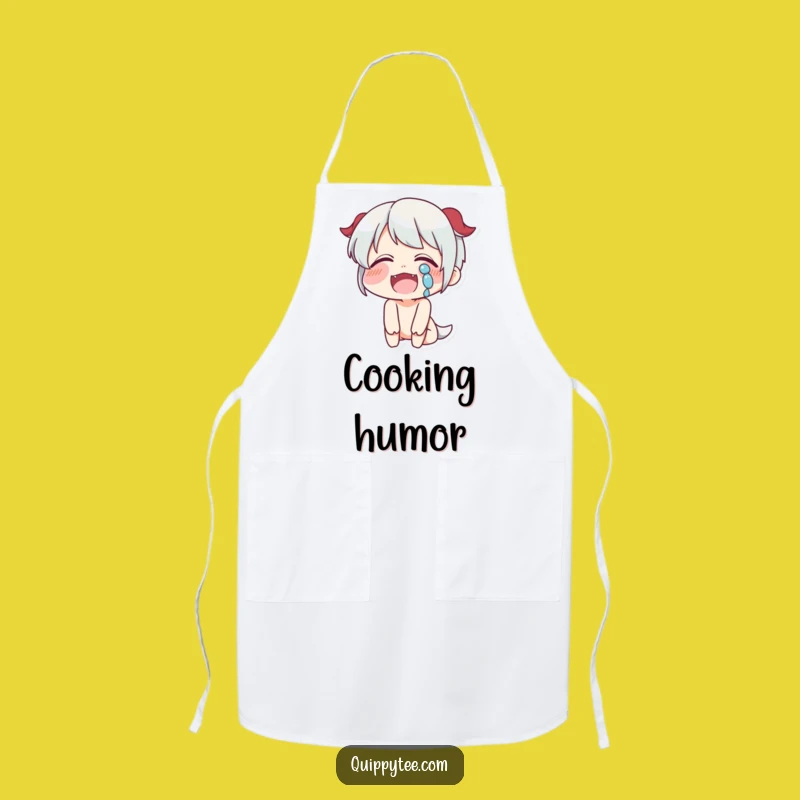 Funny Laughter Apron: Tears of Joy Cooking, Perfect Funny Gift for the Kitchen
