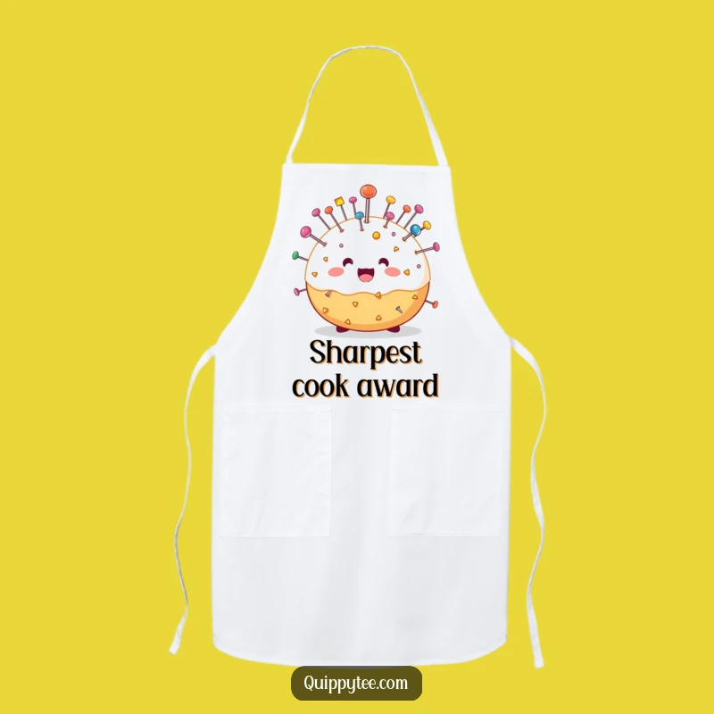 Funny Pin Cushion Apron: Stay Clean with Hilarious Crafting Fun