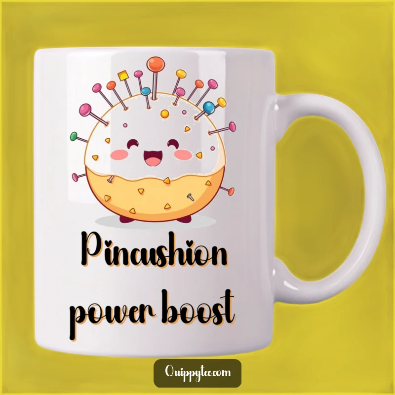 Funny Pin Cushion Mug: Hilarious Gift for Sewing Enthusiasts Who Love Pins