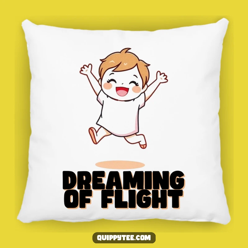 Funny Fabric Swatch Leap Pillow: Soft Character Comfort, Ideal Humorous Gift