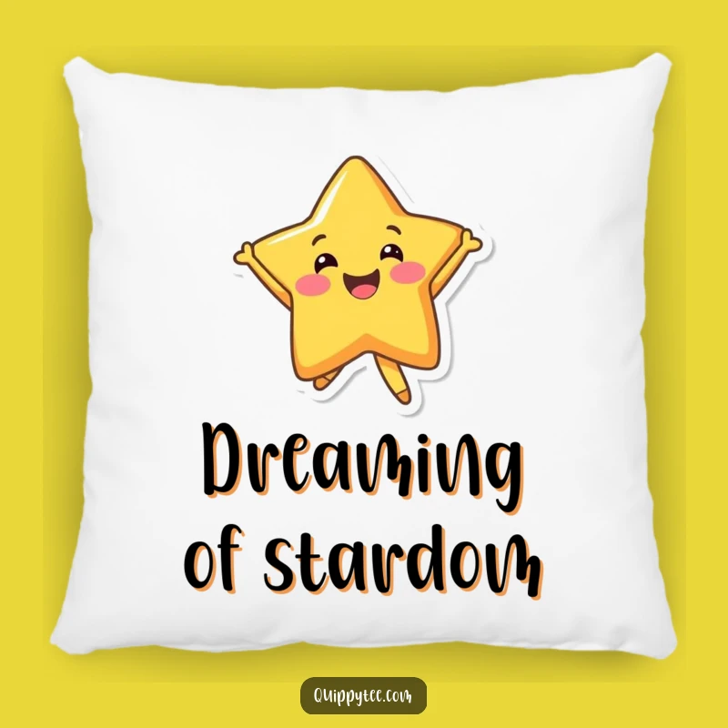 Funny Star Joy Pillow: Comfy & Cheerful Character Accent Pillow