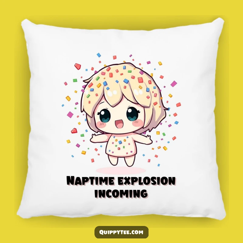 Cozy Funny Confetti Sprite Pillow: Add Colorful Cheer to Your Home - Perfect Humorous Gift