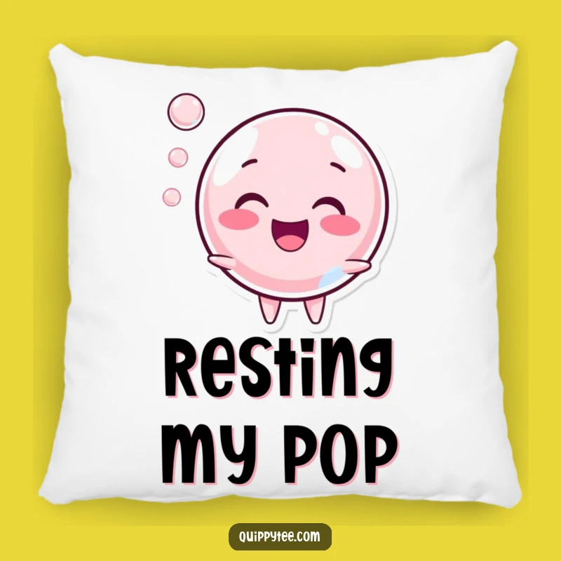 Cozy Funny Bubble Pop Pillow: Add Cheerful Comfort with This Popping Character - Perfect Humorous Gift