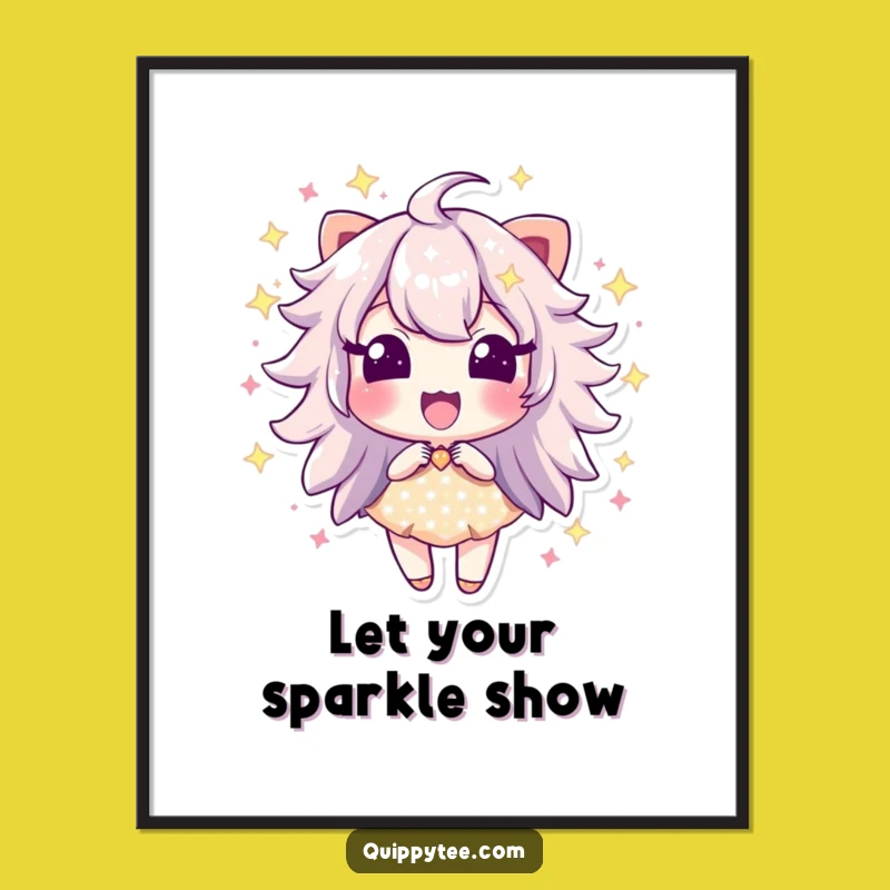 Funny Sparkle Dust Poster - Add Energy to Your Space