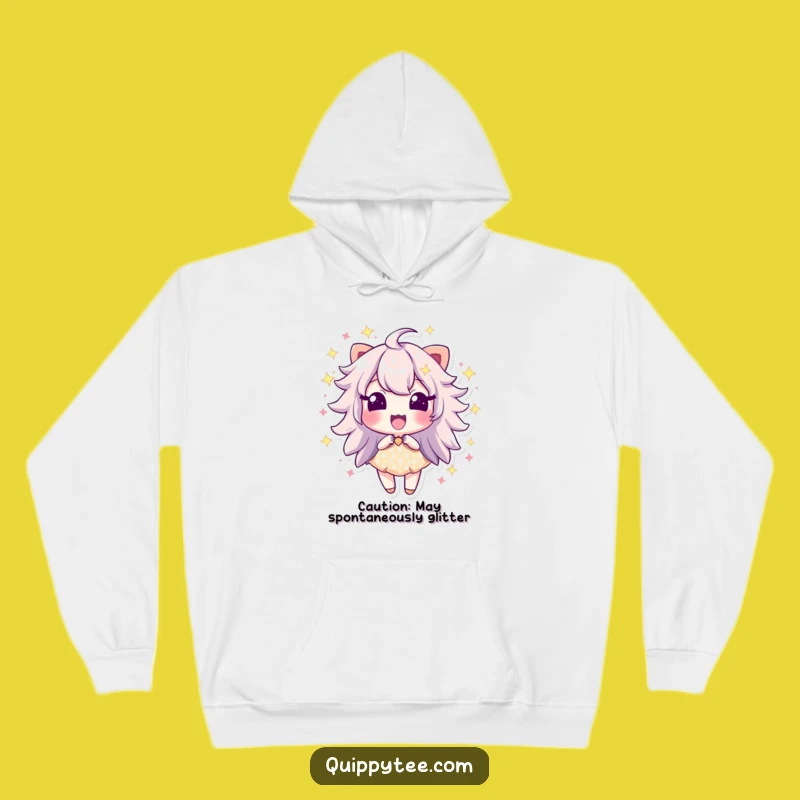Cozy Funny Sparkle Dust Hoodie - Stay Energized and Warm