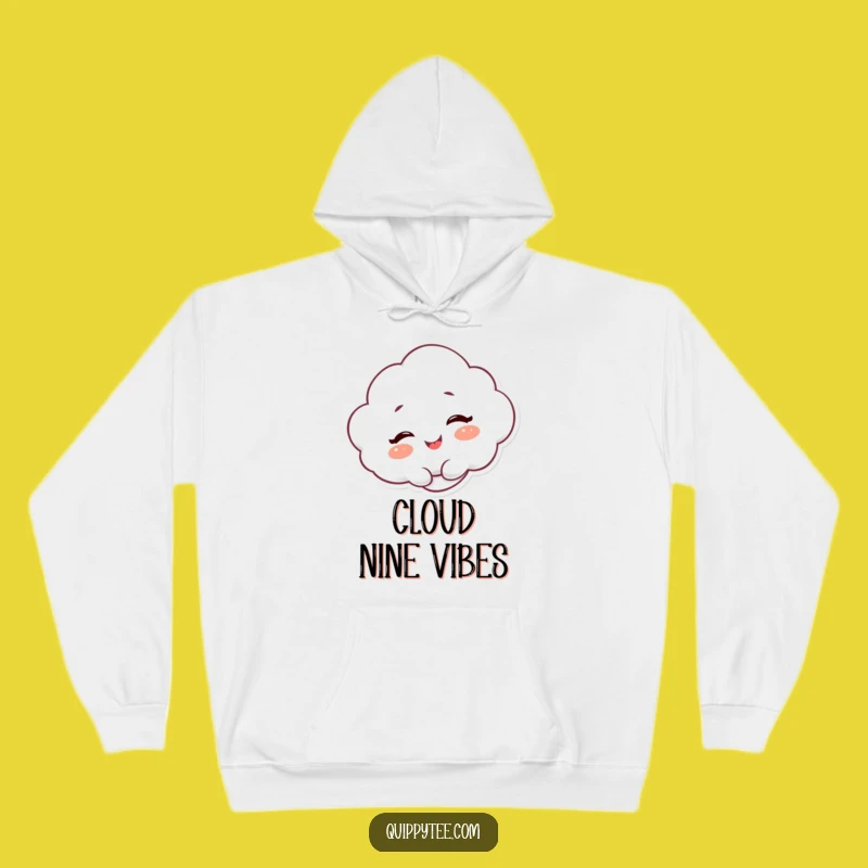 Funny Cloud Giggle Hoodie: Cozy Up with Delightful Character Comfort