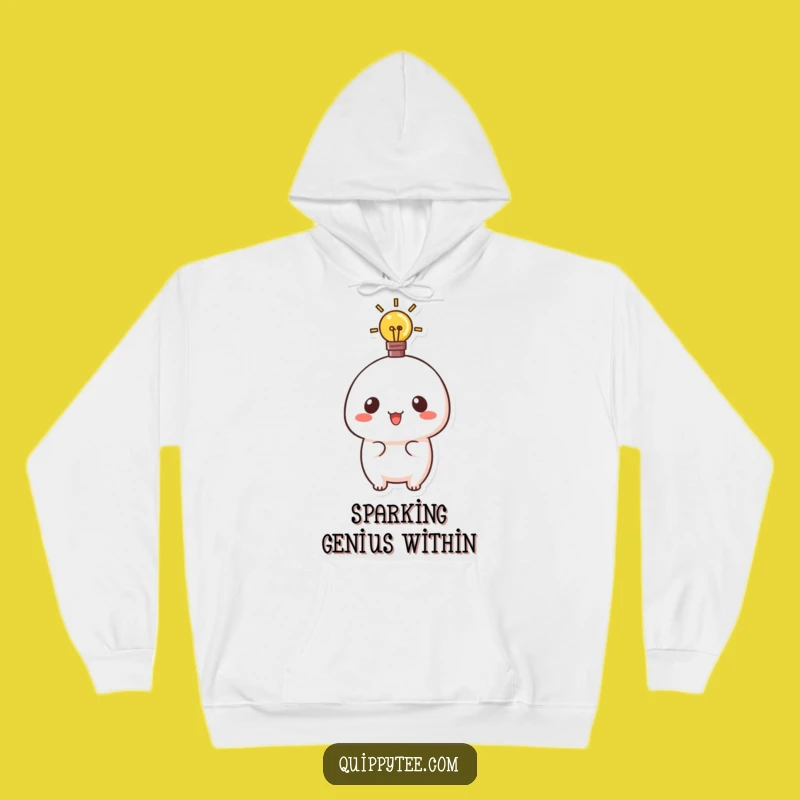 Cozy Funny Kawaii Lightbulb Hoodie: Warm Your Brilliant Mind