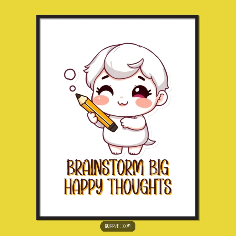 Cheeky Thought Bubble Genius Funny Free Printable Wall Art