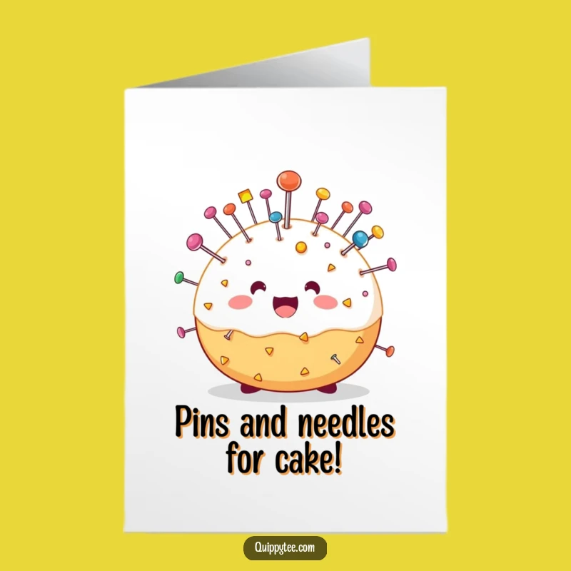 Free Printable Pin Cushion Birthday Card: A Prickly-Good Laugh!