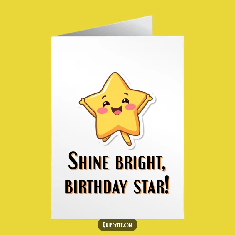 Free Printable Joyful Star Birthday Card - Happy DIY Downloadable Gift