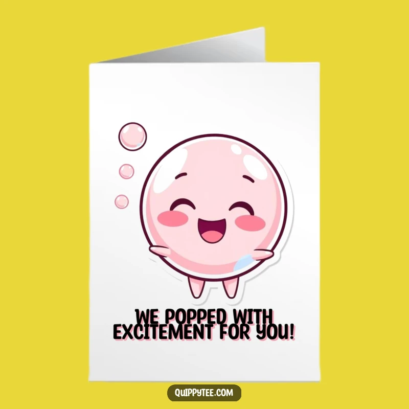 Free Printable Congrats Card: Bubbly Poppin' Success! Hilarious Downloadable for Any Celebration.
