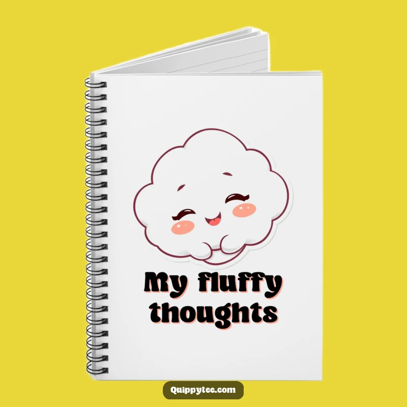 Funny Cloud Giggle Notebook: Jot Down Happy Thoughts with Delightful Art