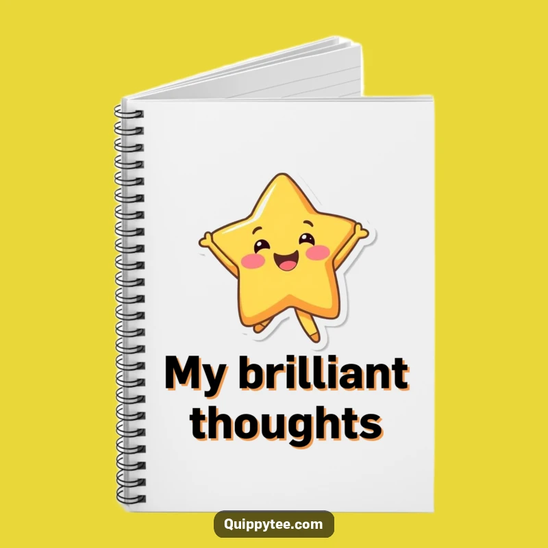 Funny Star Joy Notebook: Capture Happy Thoughts with Cheerful Art