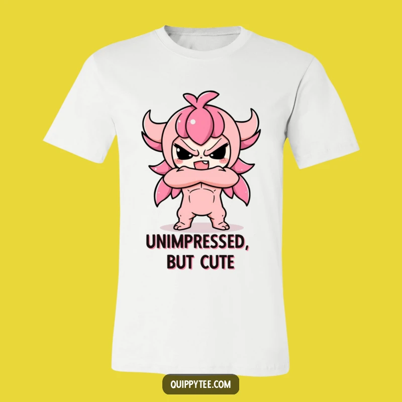 Funny Kawaii Defiant T-Shirt: Cute Attitude Tee, Hilarious Gift for Bold Ones