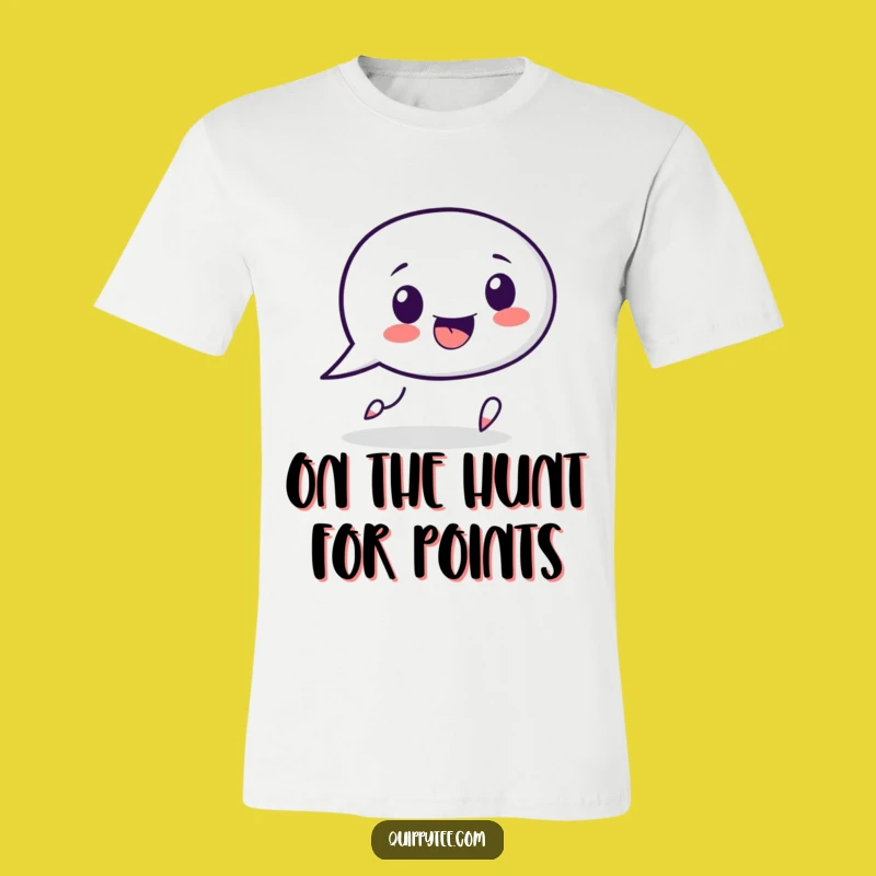 Funny Speech Bubble T-Shirt: Chase Your Ideas with Witty Punctuation Style