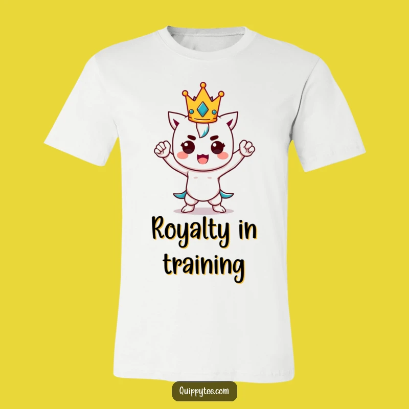 Funny Kawaii Power Pose T-Shirt - Regal & Hilarious Statement Tee Gift
