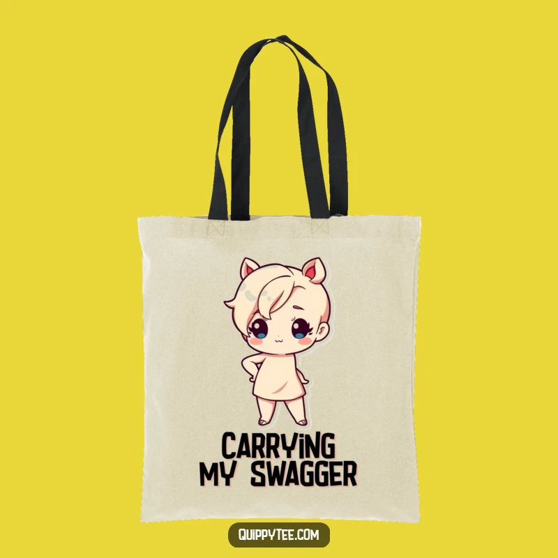 Funny Kawaii Sassy Tote Bag: Cute Attitude Bag, Hilarious Gift for Fierce Friends