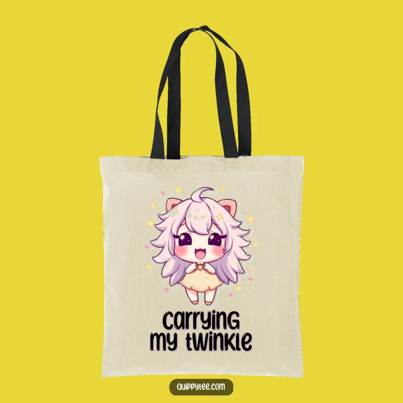 Funny Sparkle Dust Tote Bag - Carry Your Energy Everywhere