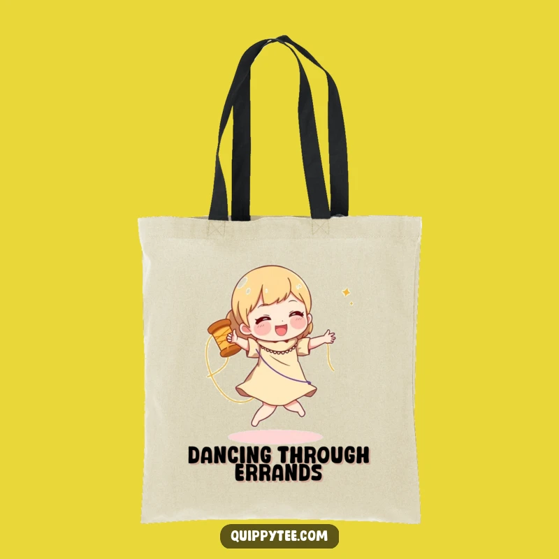 Funny Thread Dance Tote Bag: Hilarious Crafting Carry-All