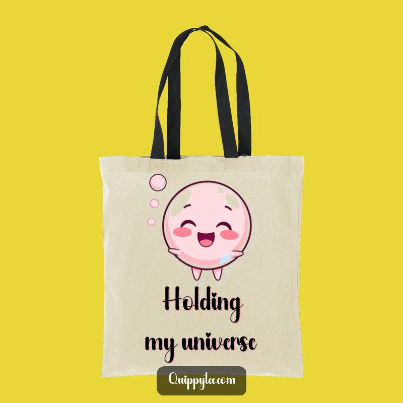 Funny Bubble Pop Tote Bag: Carry Joy with This Popping Character - Perfect Humorous Gift